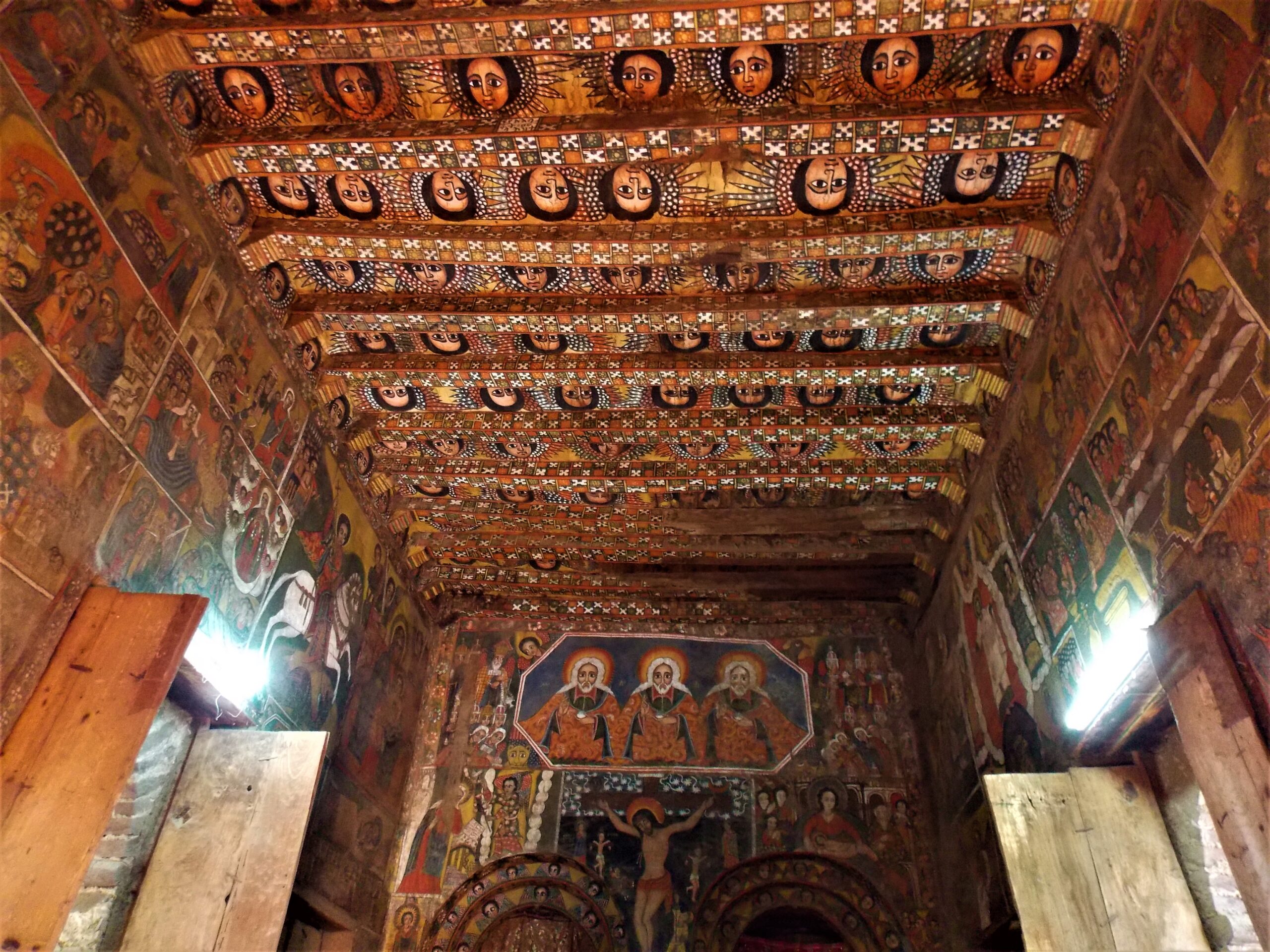 Debre Birhan Selassie Church in Gondar, Ethiopia