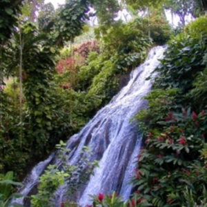 A water chute in Jamaica