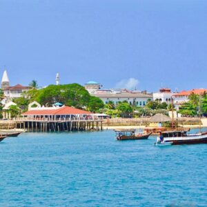 A port in Zanzibar
