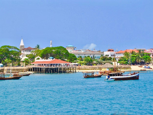 A port in Zanzibar