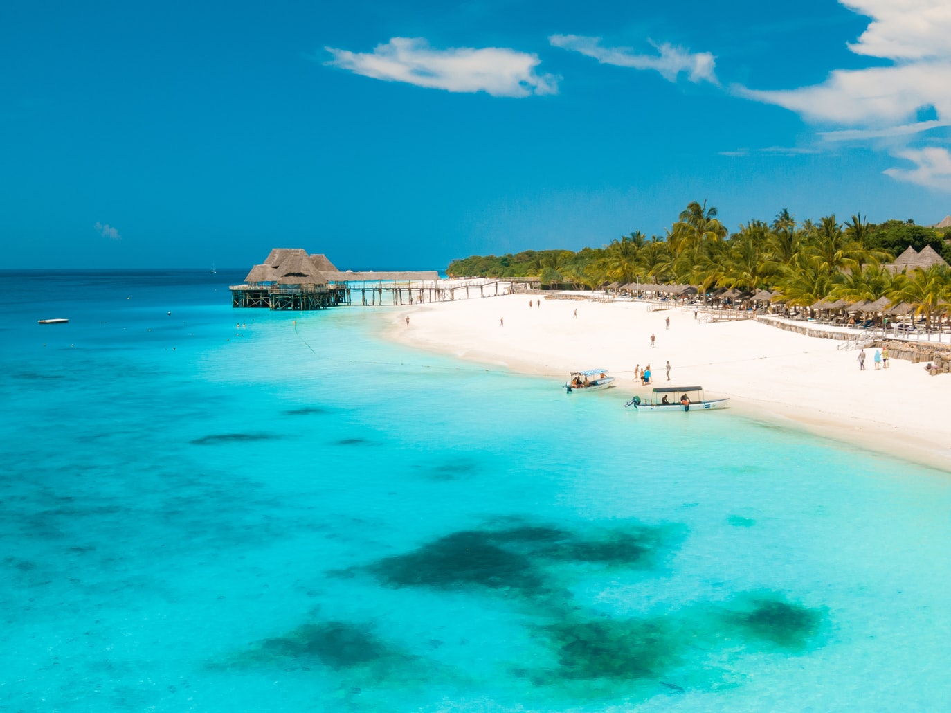 A beach in Zanzibar
